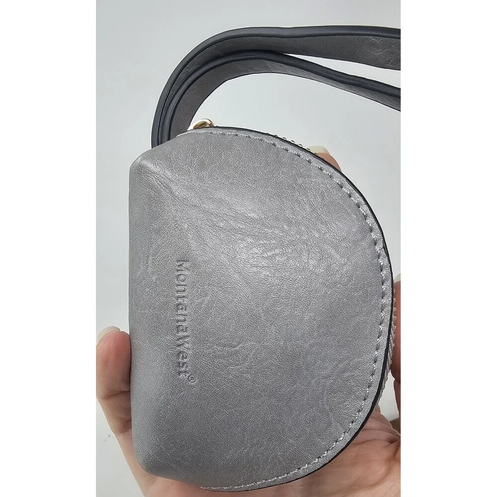 Montana West Silver Zipper Bag Coin Pouch Attachment